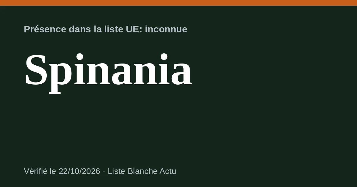 Spinania: 